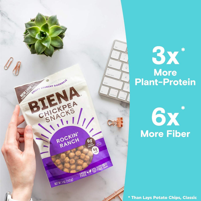 Biena  Chickpea Snacks Rockin' Ranch  5 Oz