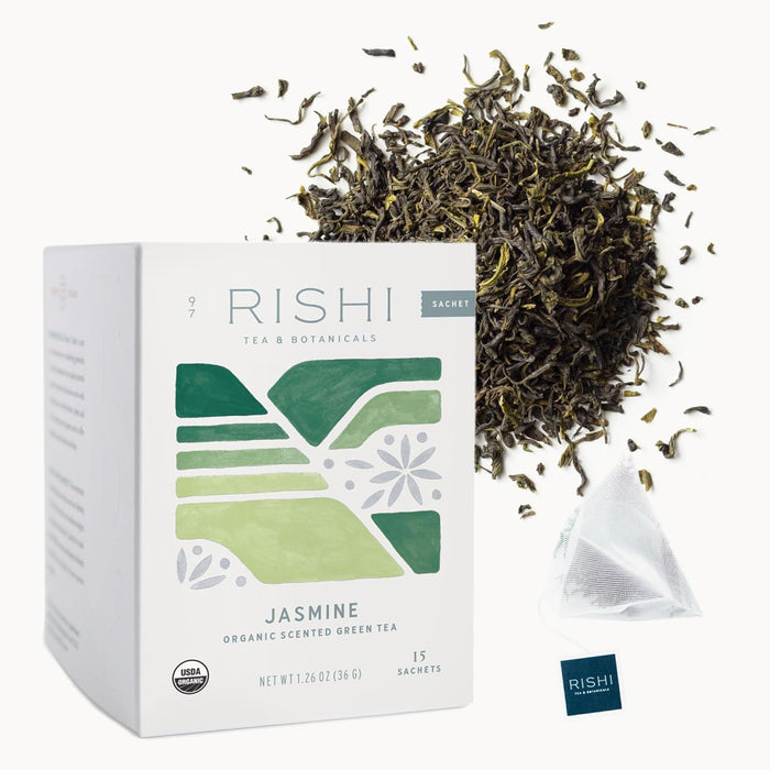 Rishi Tea And Botanicals  Organic Green Tea Jasmine  15 Bag