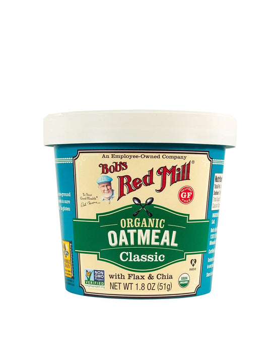 Bob'S Red Mill  Oatmeal Organic Cup Classc Gluten Free   1.80 Oz