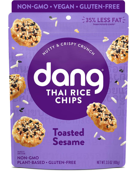 Dang  Rice Chips Thai Toasted Sesame  3.5 Oz