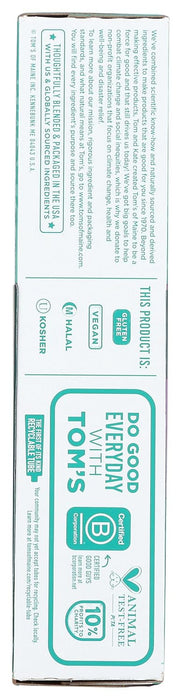 Tom'S Of Maine  Anticavity Toothpaste Whole Care Peppermint  Each  1 Each  2/4 Oz