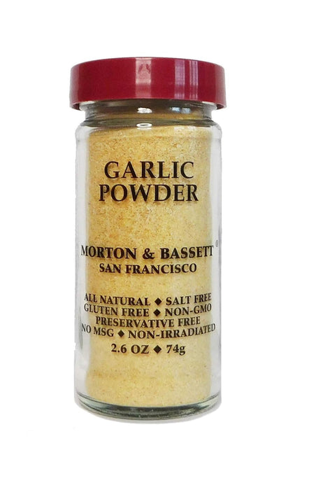 Morton & Bassett  And Seasoning Garlic Powder  2.6 Oz