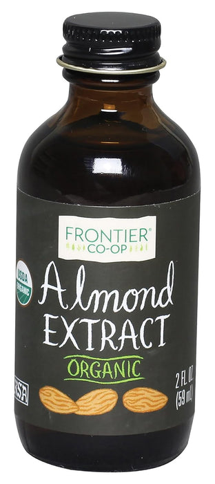 Frontier Nat Prod Co-Op  Organic Almond Extract  1 Each  2 Oz