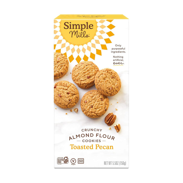 Simple Mills  Cookies Crunchy Toasted Pecan  5.5 Oz