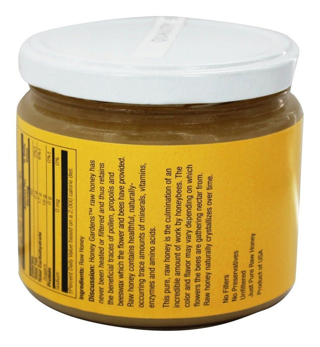 Honey Gardens  Apitherapy Raw Honey  1 Lb