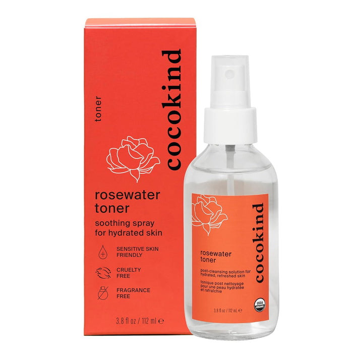 Cocokind  Organic Rosewater Facial Toner  1 Each  4 Fl Oz