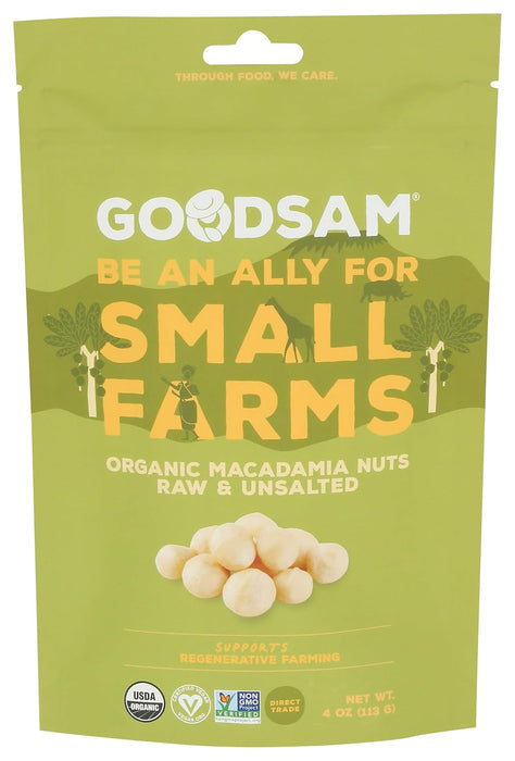 GoodSam Macadamia Nut Raw Unsalted 4 oz