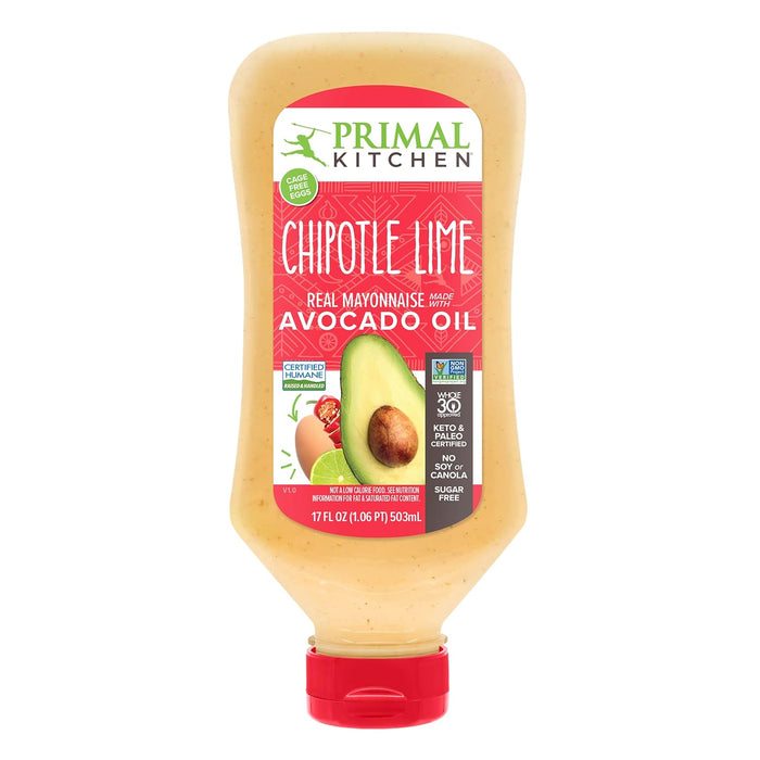 Primal Kitchen Mayonnaise Chipotle Lime Avocado Oil 17 oz