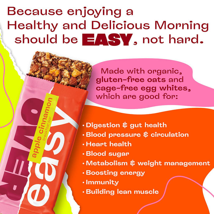 Over Easy  Breakfast Bar Apple Cinnamn   1.8 Oz