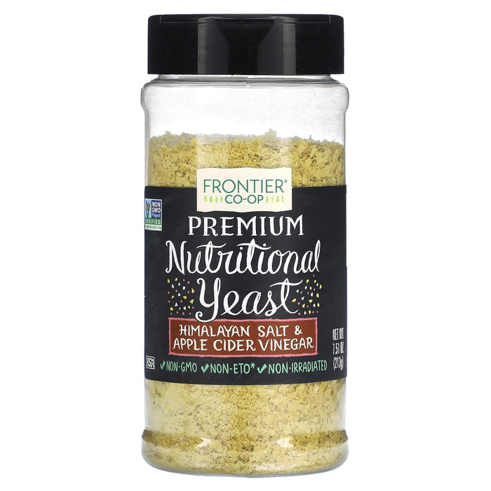 Frontier Nat Prod Co-Op  Premium Nutritional Yeast Himalayan Salt & Apple Cider Vinegar  1 Each  7.5