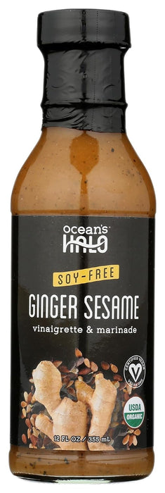 Ocean's Halo Ginger Sesame Vinaigrette And Marinade 12 fl