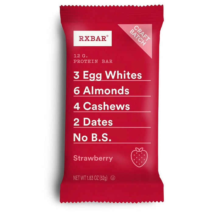 Rxbar Protein Bar; Strawberry 1.83 OZ