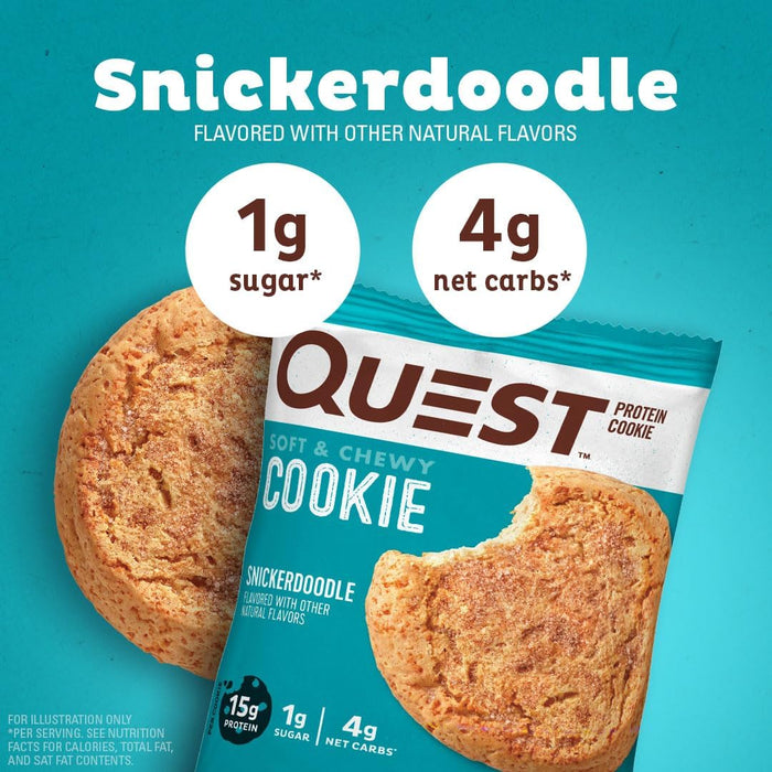 Quest Nutrition  Protein Cookie Snickerdoodle  2.04 Oz