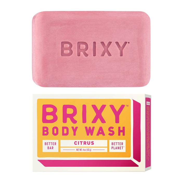 Brixy Body Wash Bar Citrus 1 Each 4 Oz