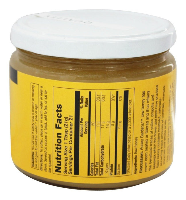 Honey Gardens  Apitherapy Raw Honey  1 Lb