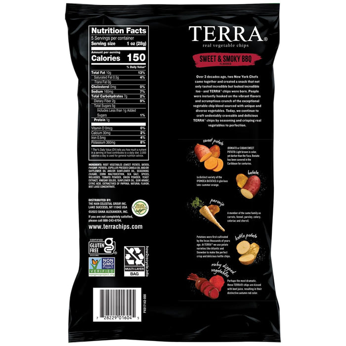 Terra Chips Chips Veg Sweet Smoky BBQ 5 OZ