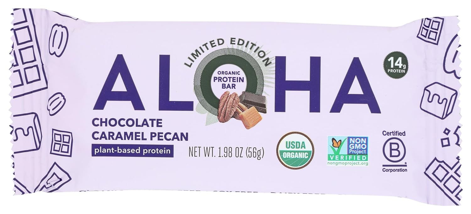 Aloha Bar Og2 Chocolate Carmel Pecan 1.98 Oz