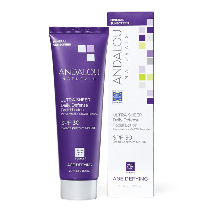 Andalou Naturals Age Defying Ultra Sheer Daily Defense Facial Lotion 2.7 Oz