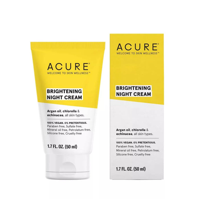 Acure  Brightening Night Cream  1 Each  1.7 Oz