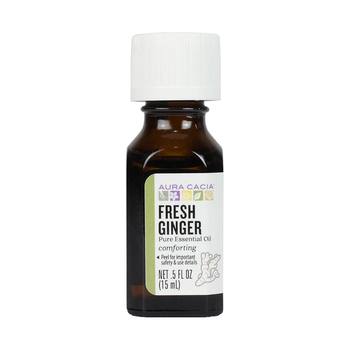 Aura Cacia  Essential Oil Fresh Ginger  1 Each  0.5 Oz