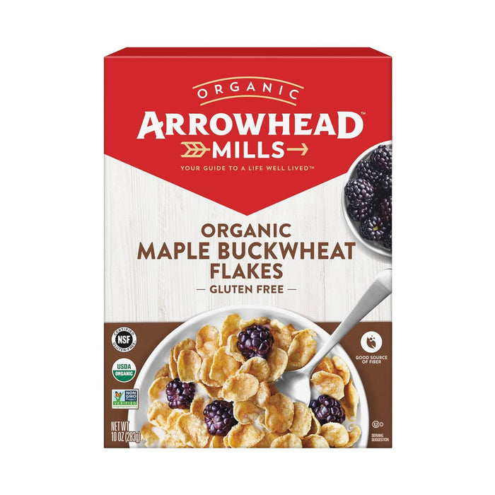 Arrowhead Mills  Cereal Maple Buckwheat Flakes   10 Oz