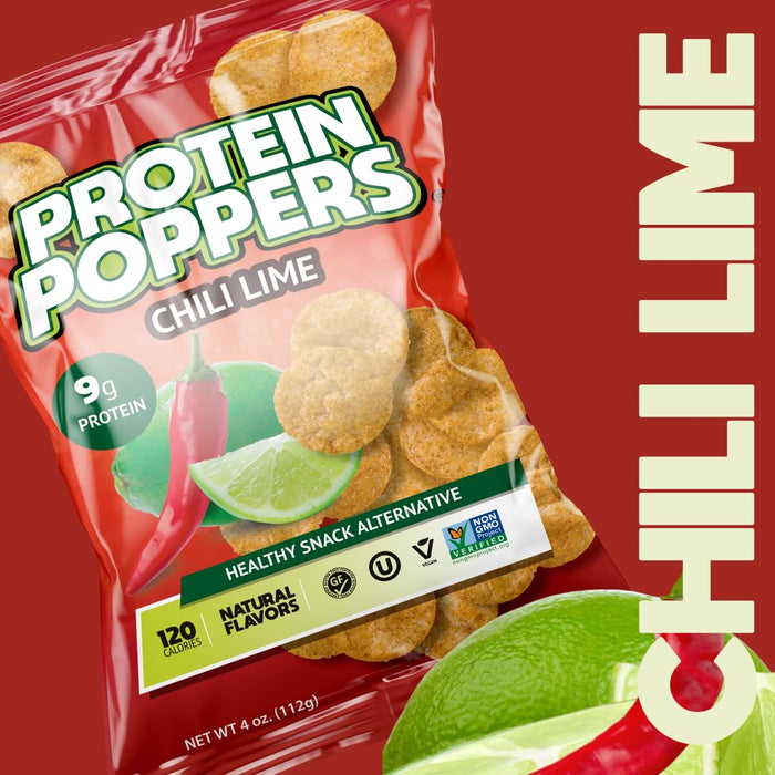 Protein Poppers Chips Chili Lime