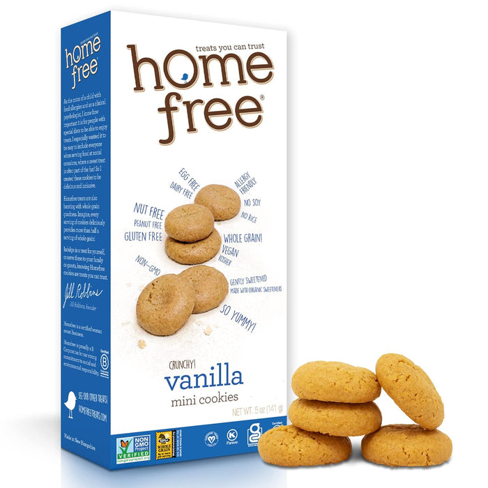 Home Free  Gluten Free Mini Cookies Vanilla  5 Oz