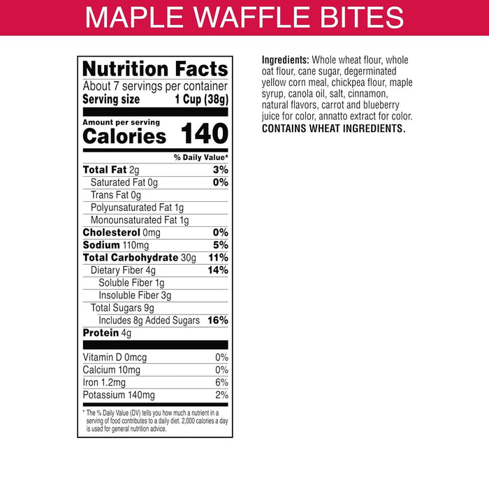 Kashi  Cereal Maple Waffle Crisp   9.5 Oz