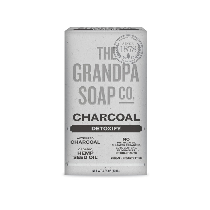 The Grandpa Soap Co.  Charcoal Detoxify Bar Soap  1 Each  4.25 Oz