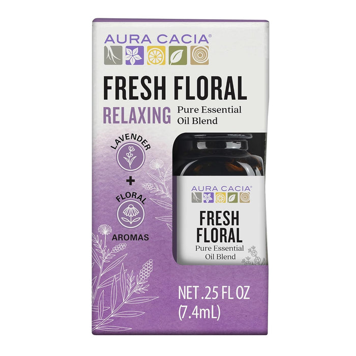 Aura Cacia  Fresh Floral Essential Oil   0.25 Oz