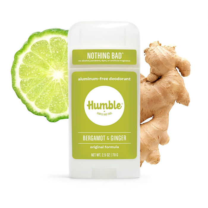 Humble Brands Original Formula Deodorant Bergamot And Ginger 2.5 Oz