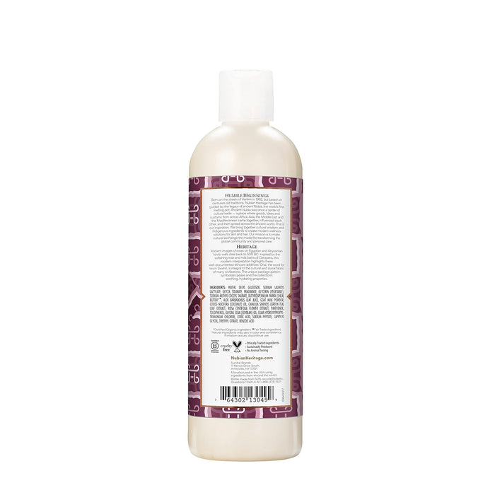 Nubian Heritage Goat'S Milk And Chai Body Wash Soothing And Hydrating 13 Fl