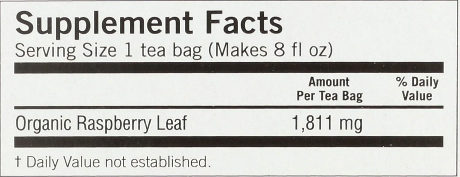 Yogi  Organic Woman'S Herbal Tea Raspberry Leaf 1 Tea Bags  16 Bag