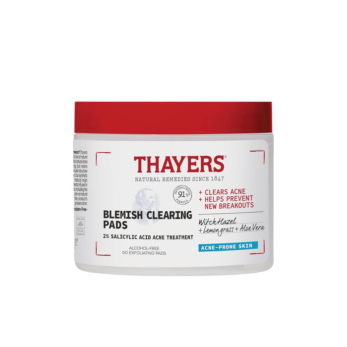 Thayers Blemish Clearing Toner Pads 60 Ct