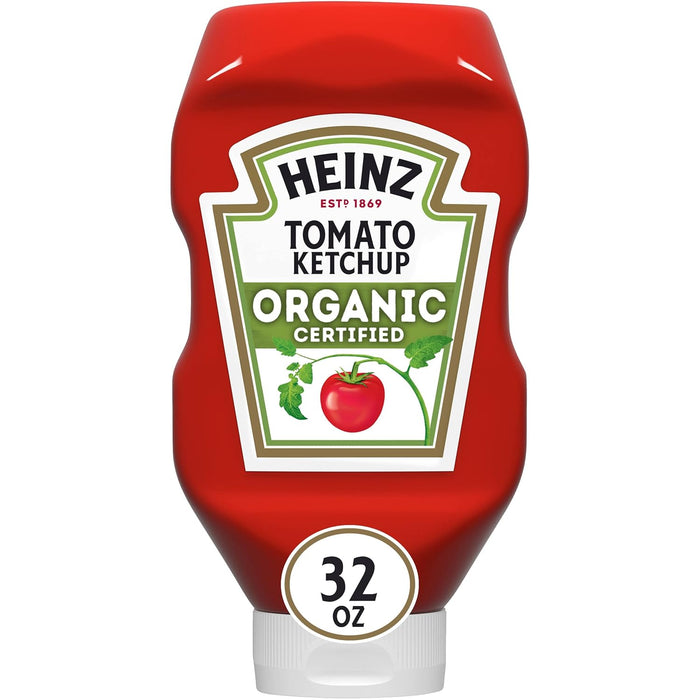 Heinz Organic Tomato Ketchup Bottle 32 oz