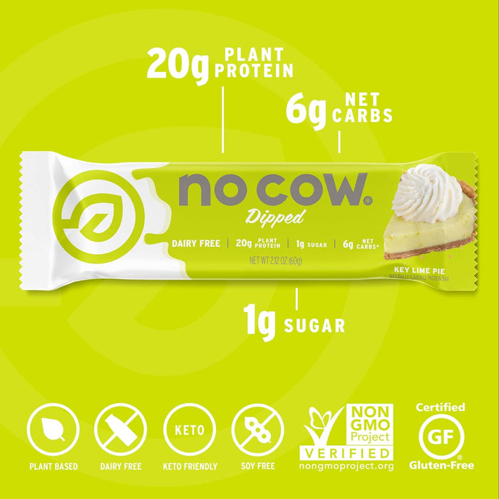 No Cow Bar Key Lime Pie Dipped 2.12 OZ