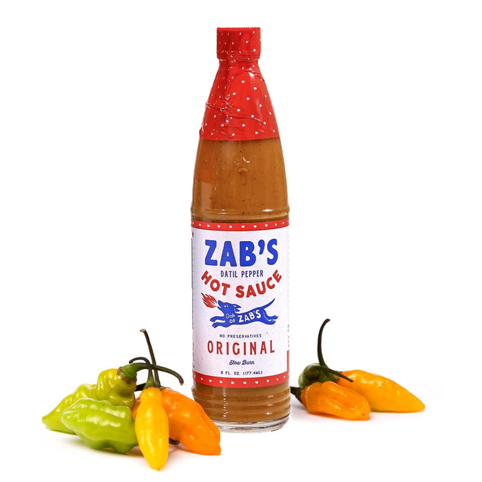 Zab's Zesty Original Style Hot Sauce 6 Fl