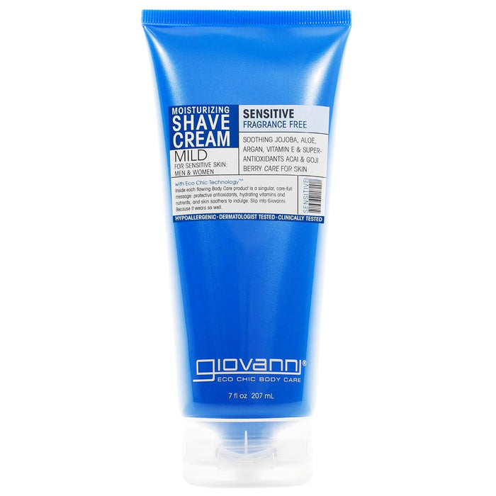 Giovanni  Moisturizing Shave Cream Sensitive Skin Fragrance Free 7 Oz