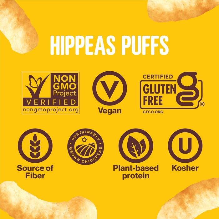 Hippeas Chkpea Puff White Cheddar 0.8 OZ