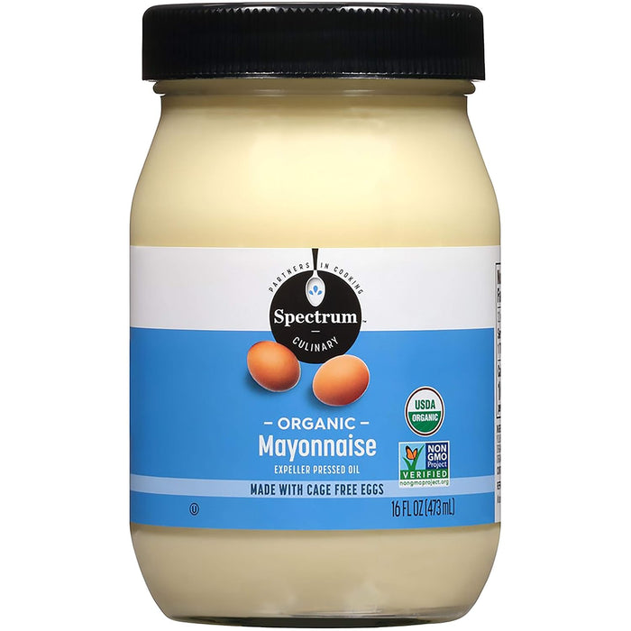 Spectrum Naturals Organic Mayonnaise With Cage Free Eggs 16 oz