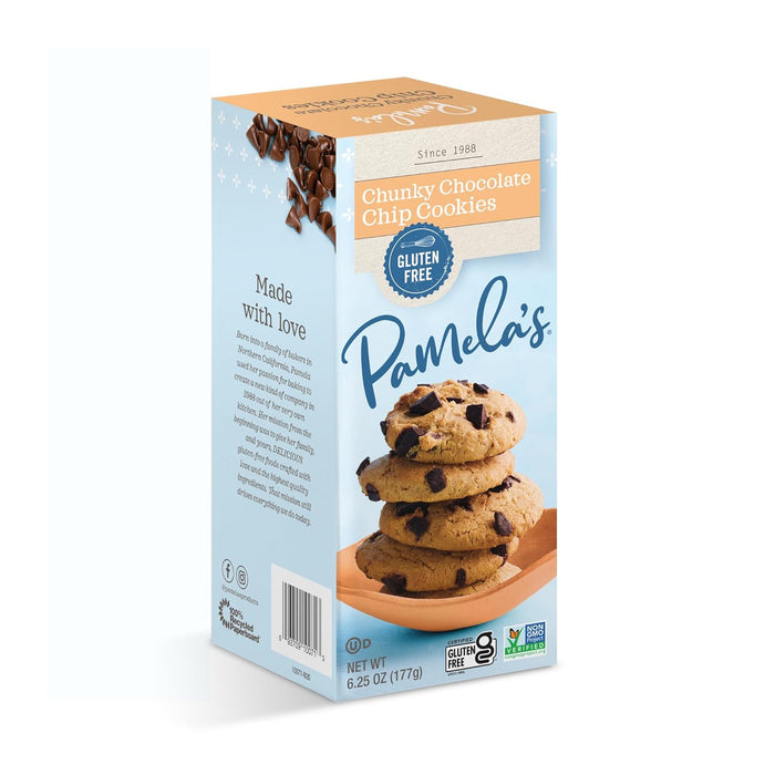 Pamela'S  Cookies Chunky Chocolate Chip Gluten Free  6.25 Oz