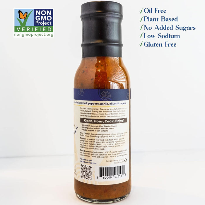 Mesa De Vida Mediterranean Starter Sauce 8.5 oz