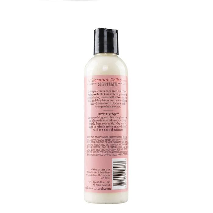 Camille Rose  Conditioner Curl Love Moist Milk Rice Milk & Macadamia Oil  1 Each  8 Oz