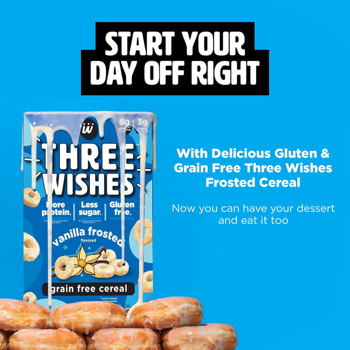 Three Wishes  Cereal Frosted Gluten Free Box   8.6 Oz