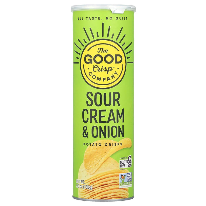 The Good Crisp  Sour Cream And Onion Potato Crisps  5.6 Oz