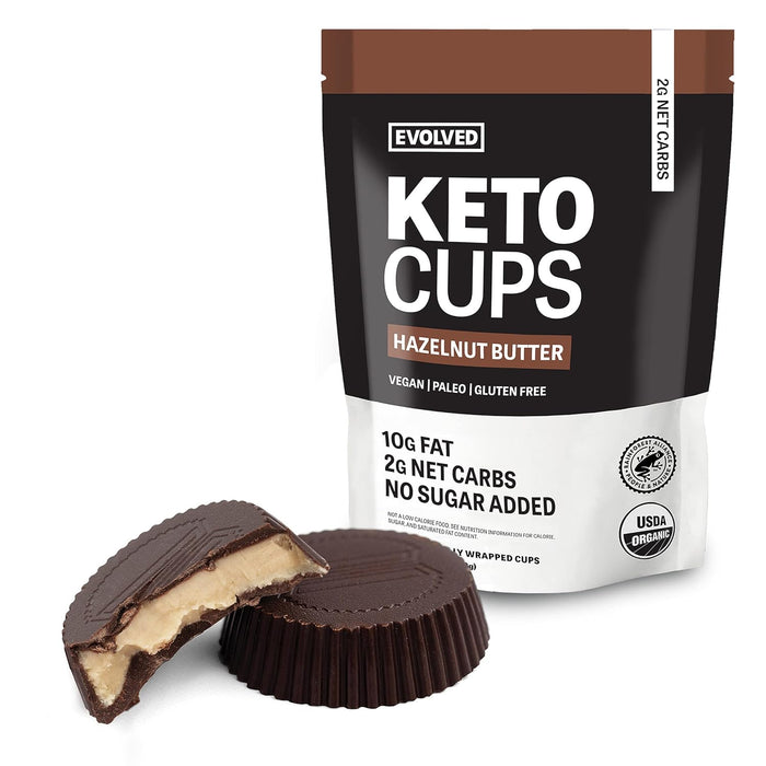 Evolved Organic Keto Cups Hazelnut 4.93 oz