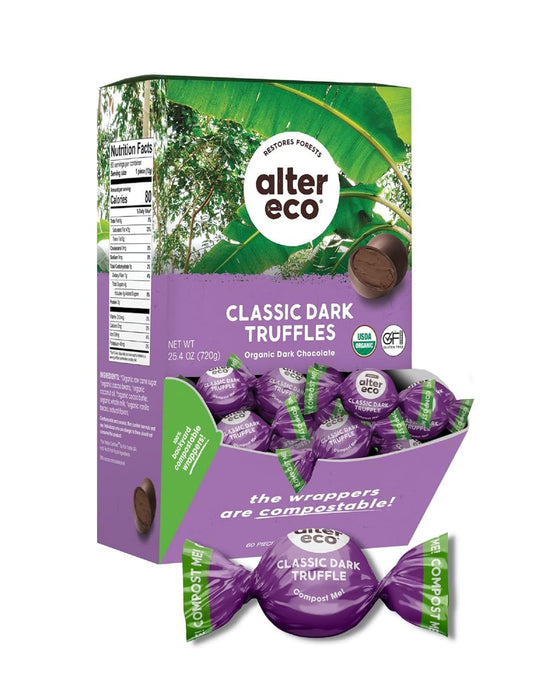 Alter Eco  Organic Classic Dark Truffles   0.42 Oz (Case of 60)