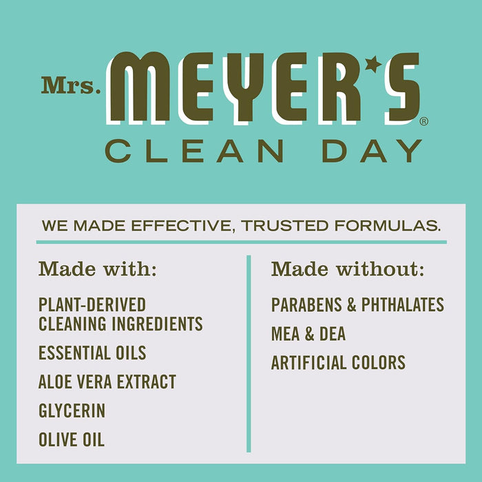 Mrs. Meyer'S Clean Day  Clean Day Liquid Hand Soap Refill Basil 33 Oz