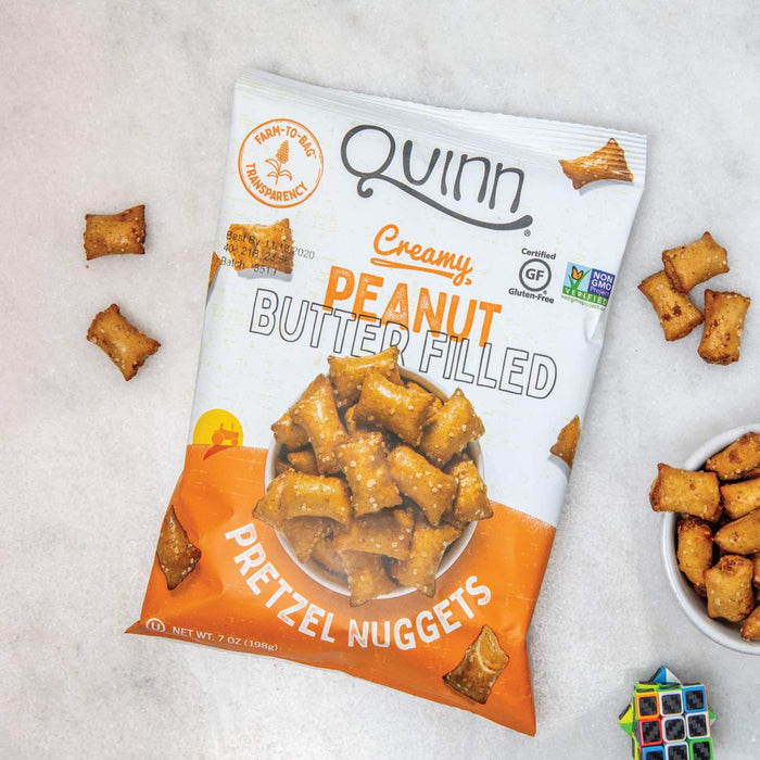 Quinn  Popcorn Pretzels Peanut Butter Nuggets  7 Oz