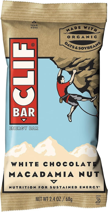 Clif Bar  Organic Energy Bar White Chocolate Macadamia Nut   2.4 Oz